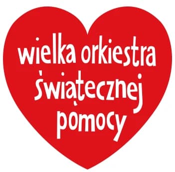 The WOŚP (Great Orchestra of Christmas Charity) heart — participation in the 34th Finale