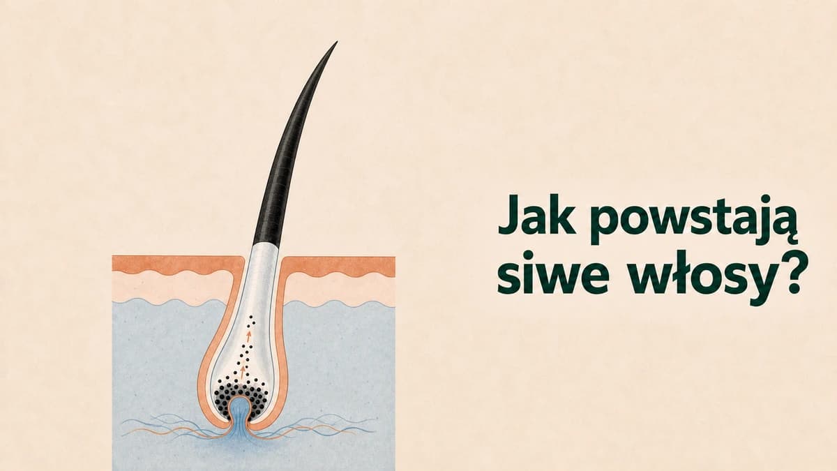 Jak powstają siwe włosy?