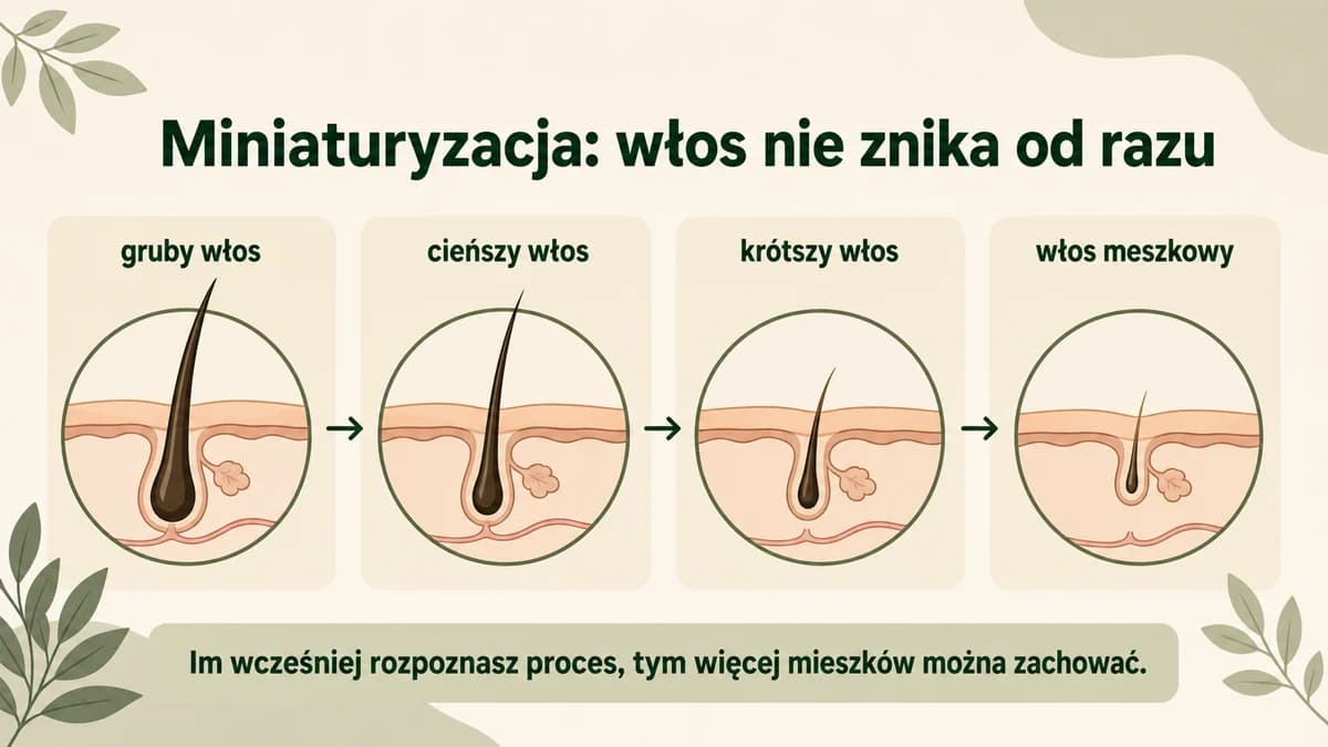 Miniaturyzacja włosa: od grubego włosa do cienkiego włosa meszkowego