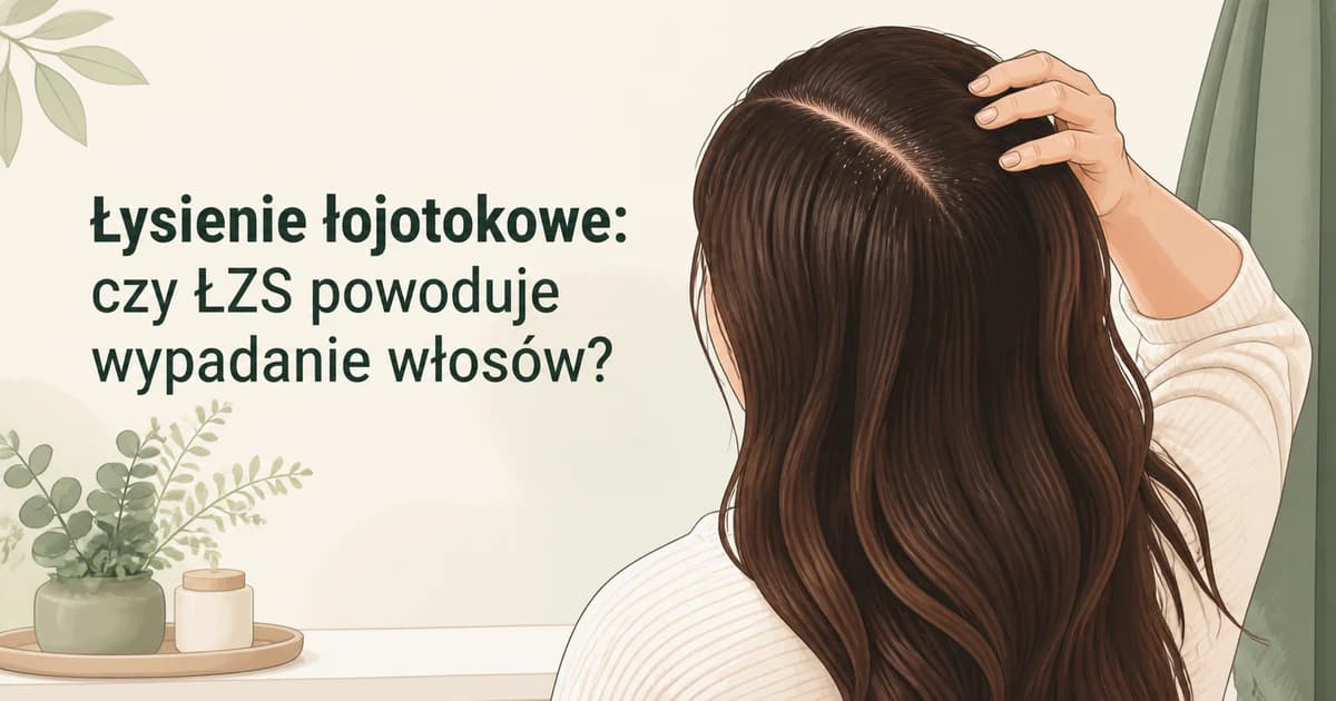 Łysienie łojotokowe: czy ŁZS powoduje wypadanie włosów?
