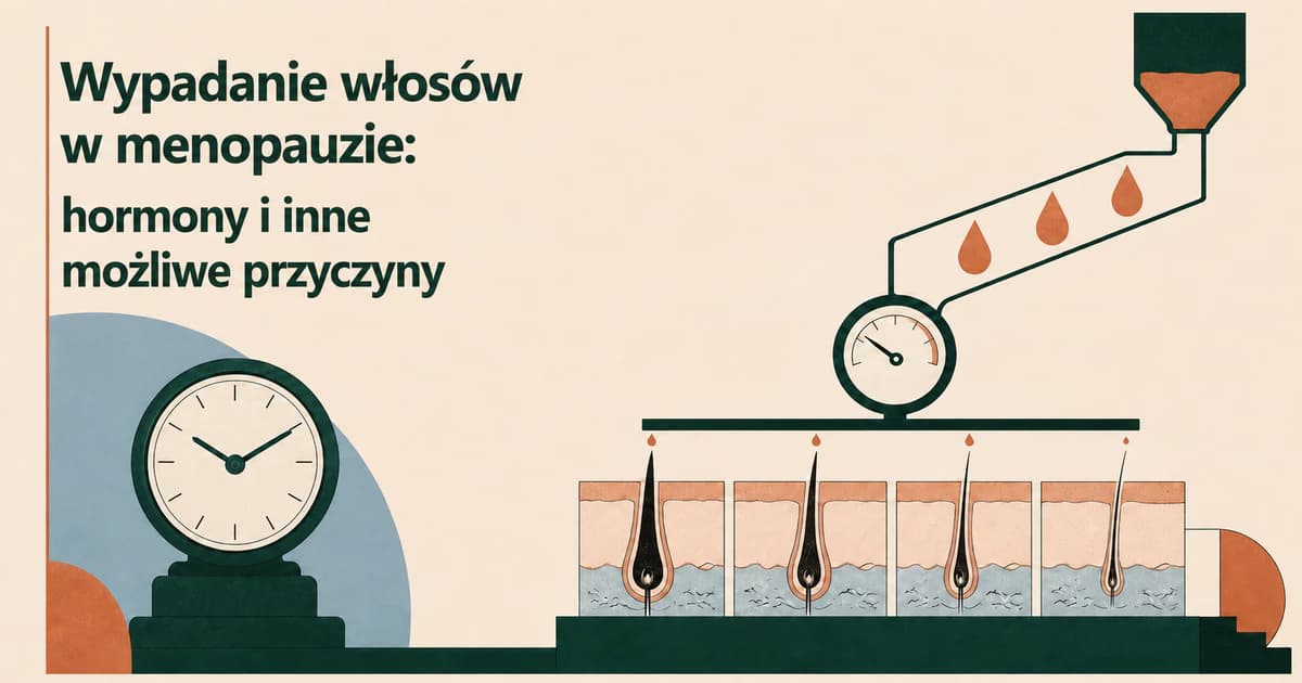 Wypadanie włosów w menopauzie: przyczyny i pielęgnacja