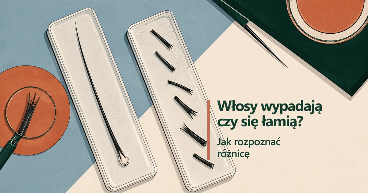 Włosy wypadają czy się łamią? Jak rozpoznać różnicę