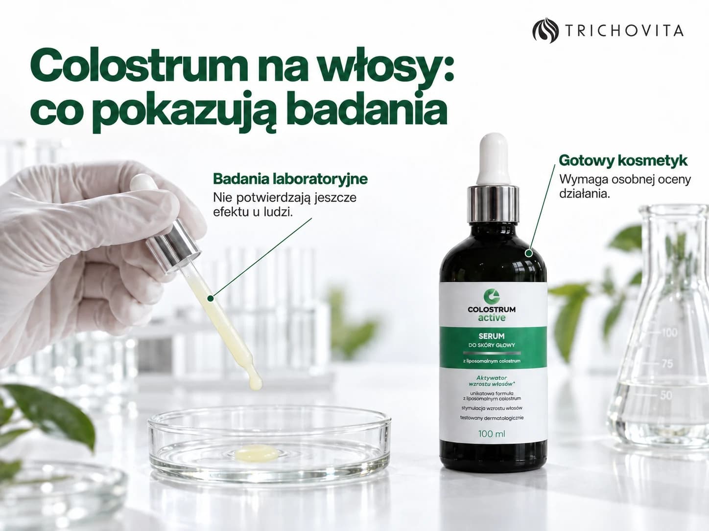 Colostrum na włosy: co pokazują badania