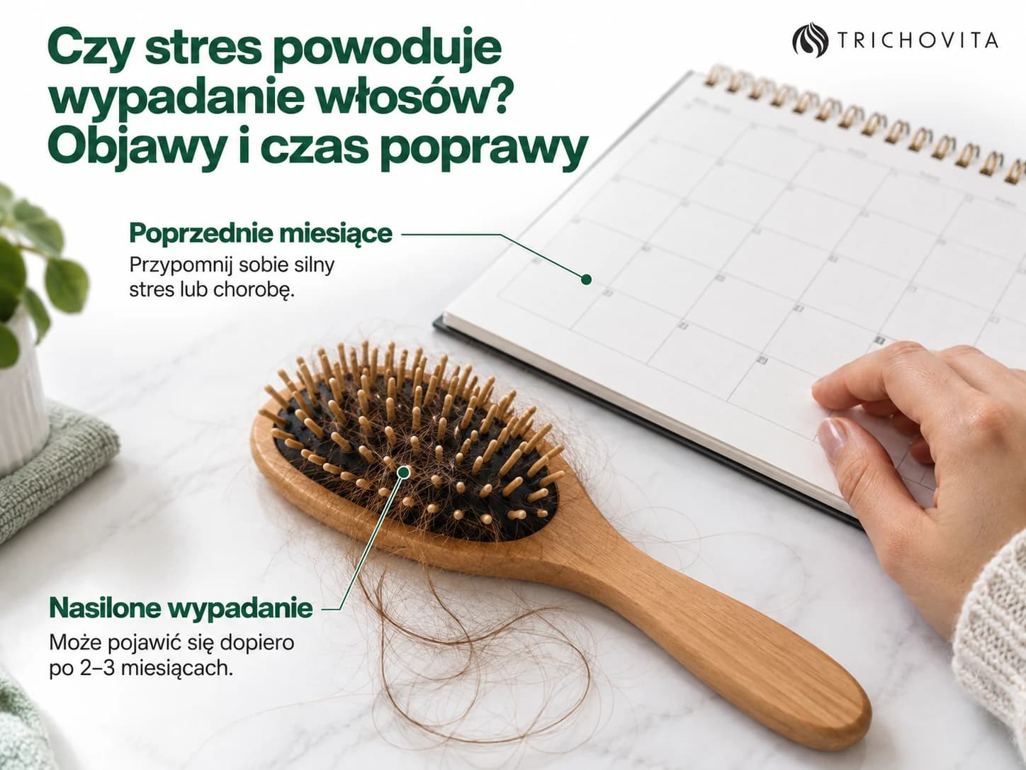 Czy stres powoduje wypadanie włosów? Objawy i czas poprawy
