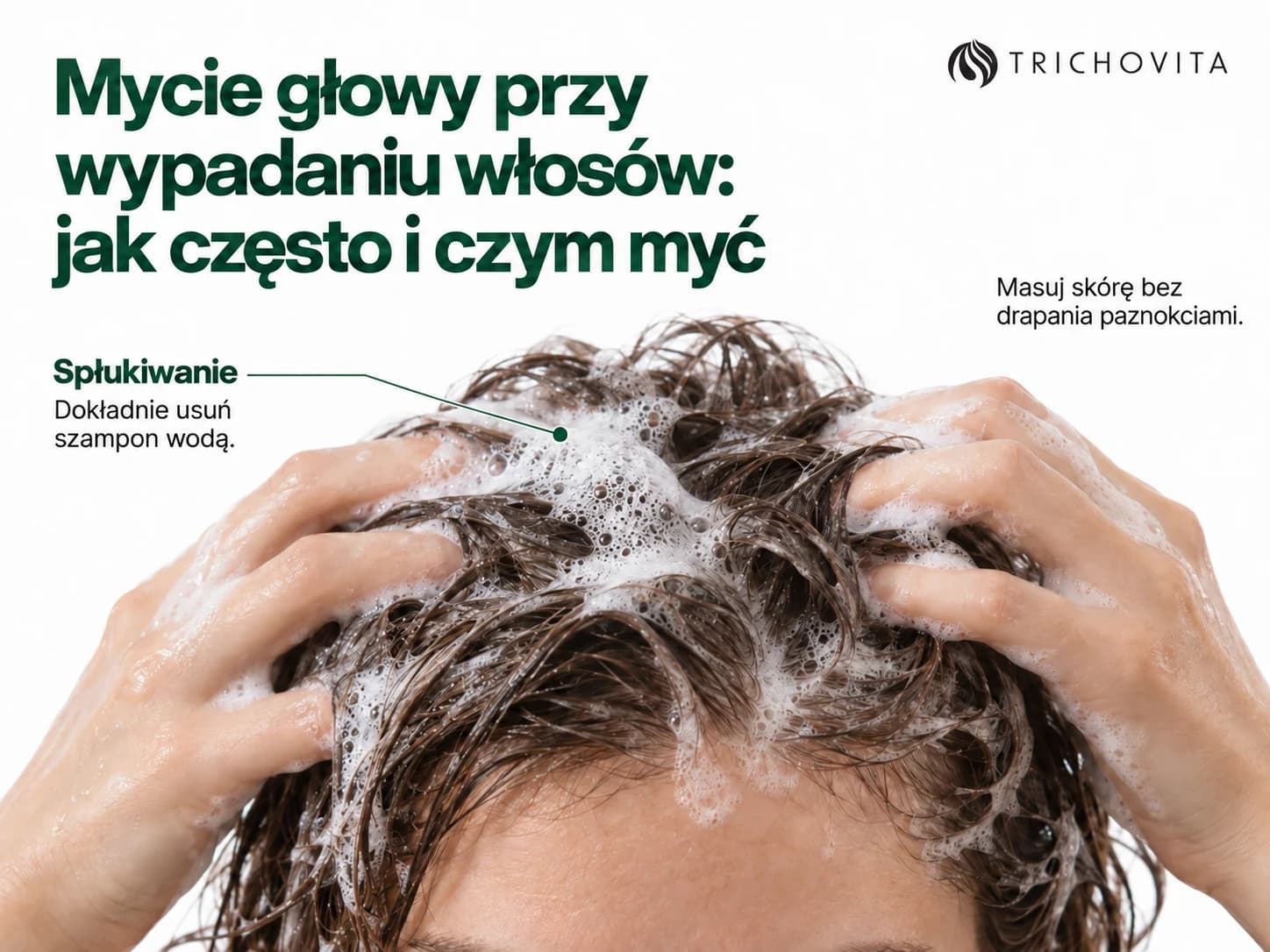 Mycie głowy przy wypadaniu włosów: jak często i czym myć