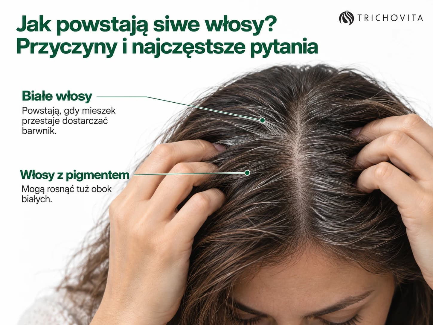 Jak powstają siwe włosy? Przyczyny i najczęstsze pytania