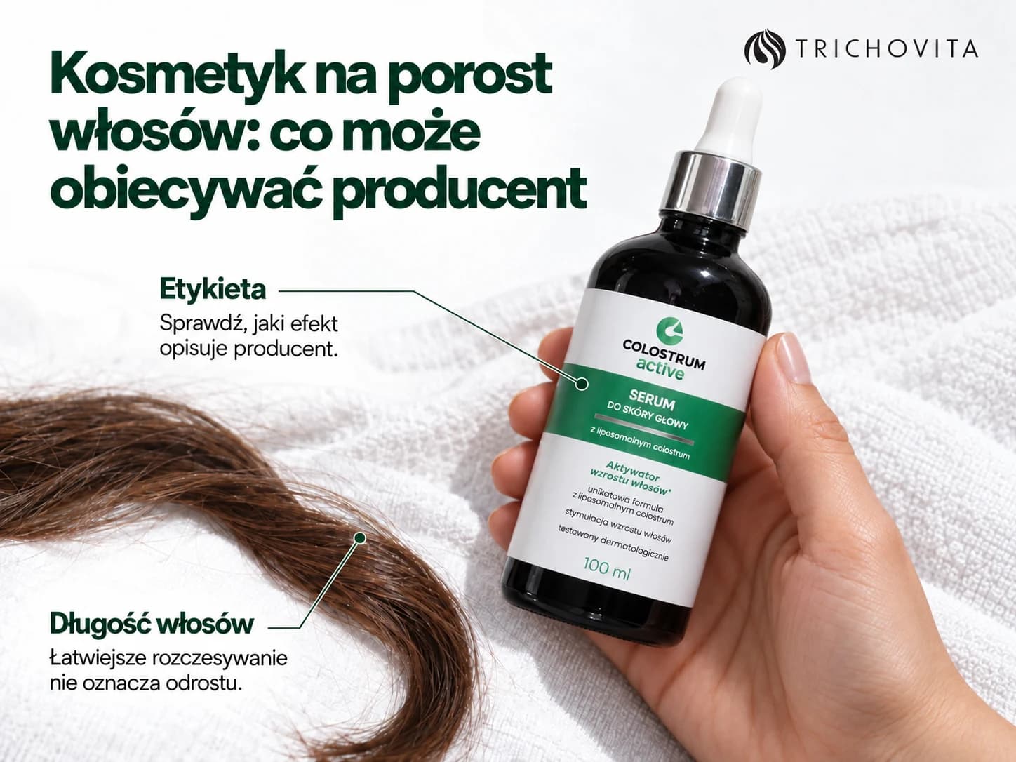 Kosmetyk na porost włosów: co może obiecywać producent