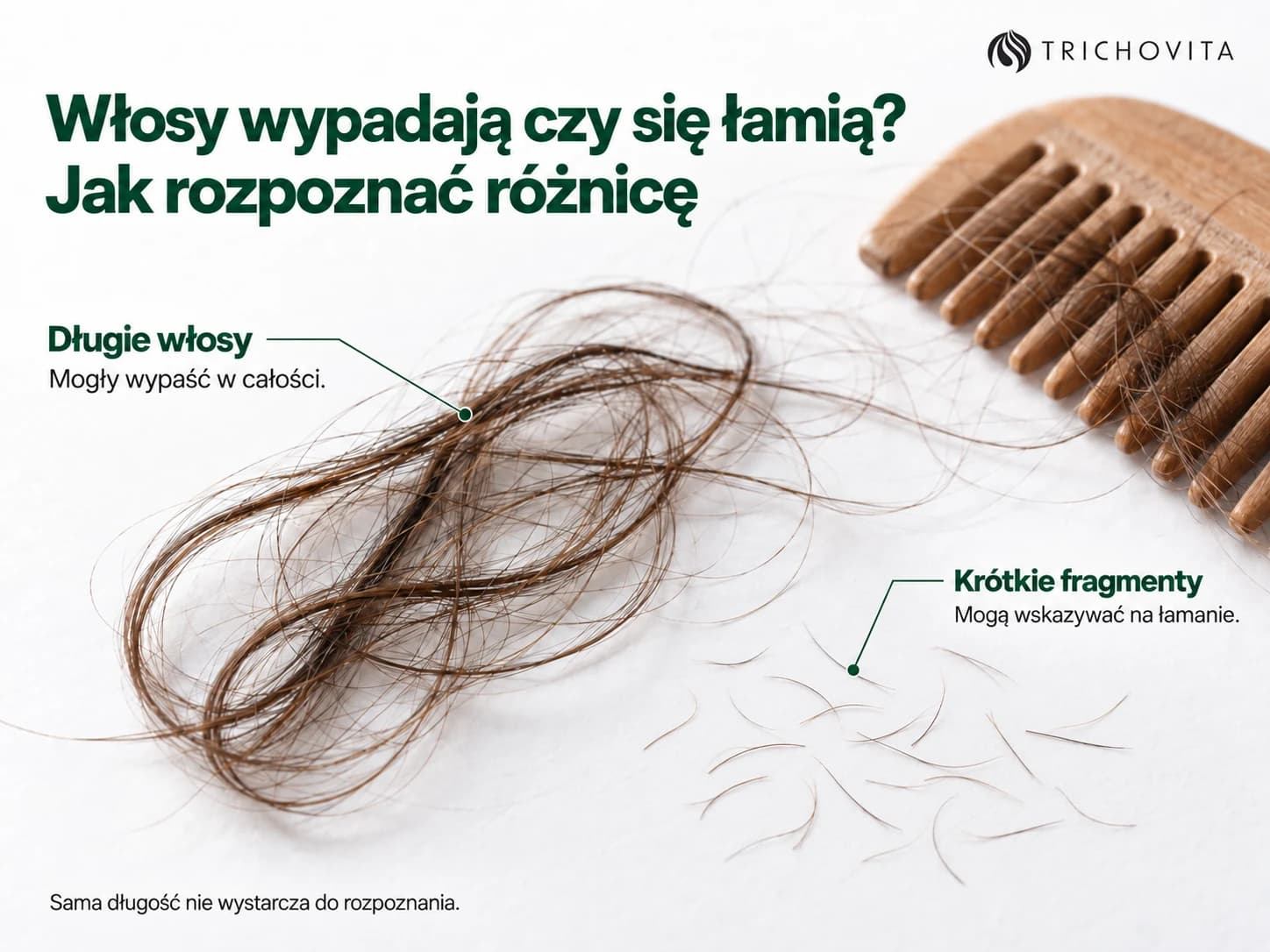 Włosy wypadają czy się łamią? Jak rozpoznać różnicę